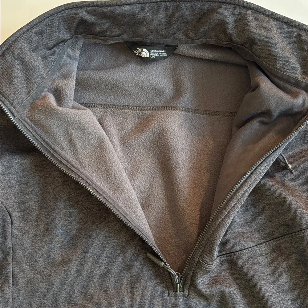 The North Face Canyonlands 1/2-Zip Pullover in dark gray heathered Men’s Large